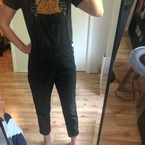 Relaxed fit GAP black overalls